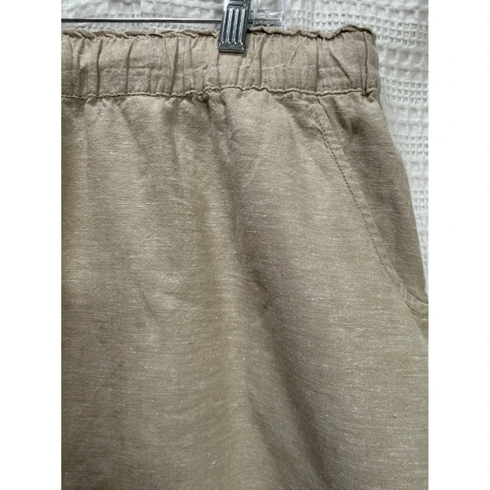 Patagonia Skirt Khaki EUC Hemp Organic Cotton Mini Casual Drawstring Vacation L